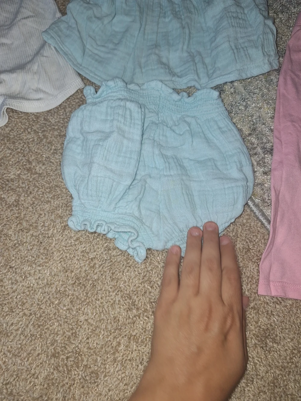 Girls Old Navy Lot- Pastel Rainbow Crochet Tank & Mix-and-Match Bottoms
